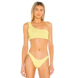 BRAND NEW HUNZA G NANCY BIKINI - LEMON COLOR 🍋🍋